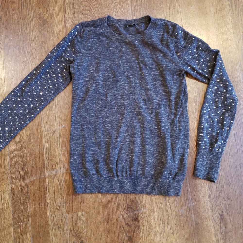 Express sweatshirt size M, rhinestone arms!